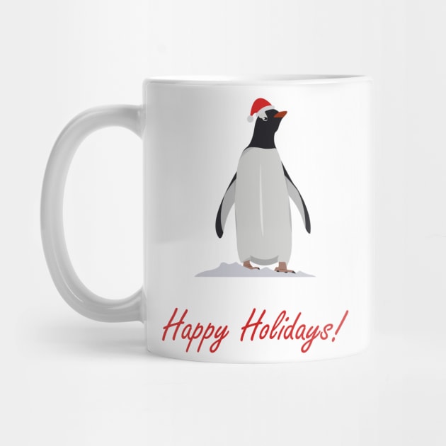 Christmas penguin by Katrin Moth